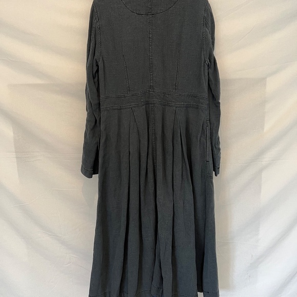 Free People - Rainz Cuffed Duster Jacket/Dress - Dark Indigo Blue - Oversized XS - Picture 3 of 16